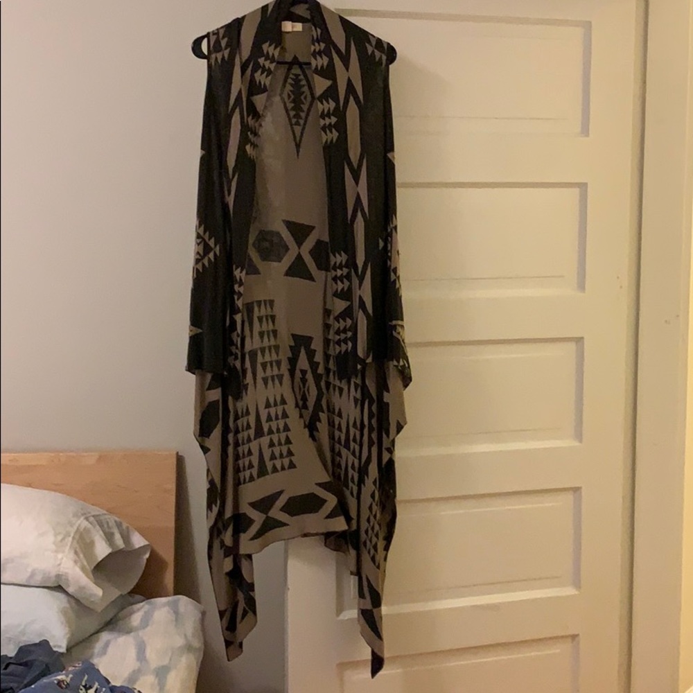 Long boho vest